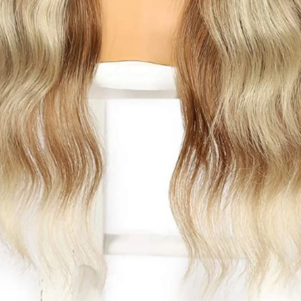 Blooming Hair Dark Brown Highlight Synthetic Wig